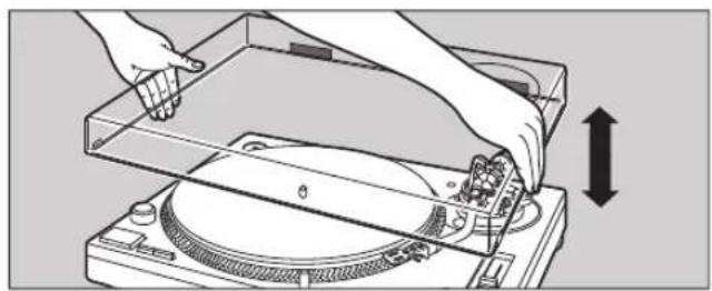 TECHNICS EAHF70N - Montare il coperchio antipolvere - 1