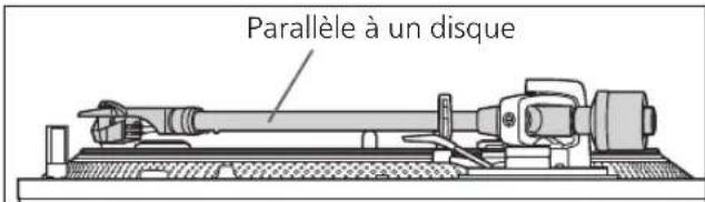 TECHNICS EAHF70N - ■ Lorsque vous ne savez pas la hauteur de la cellule de lecture (H) ou lorsque vous n'utilisez pas la coquille porte-cellule fournie - 1