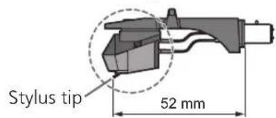TECHNICS EAHF70N - Adjust the overhang. - 1