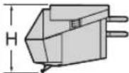 TECHNICS EAHF70N - Dostosować wysokość pierścieniem ustalającym wysokość ramienia. - 1