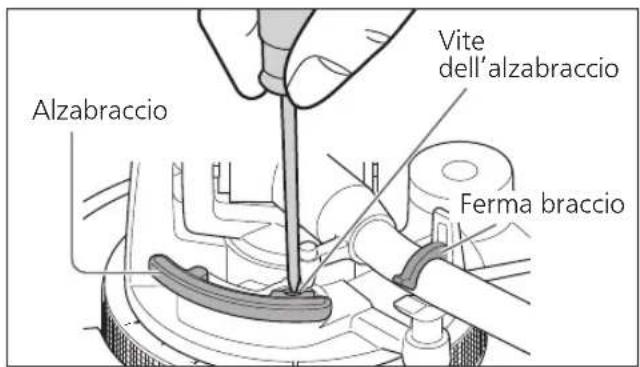 TECHNICS EAHF70N - Riportare il braccio del giradischisul braccio di lettura e fissarlo conil ferma braccio. Ruotare la vite di regolazione. - 1