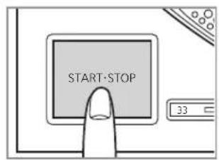 TECHNICS EAHF70N - Druk op [START-STOP]. - 3