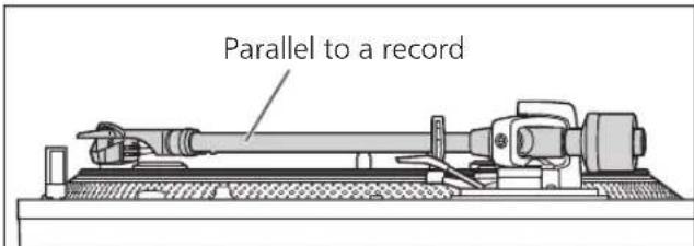 TECHNICS EAHF70N - ■ When you don't know the cartridge height (H) or when you don't use the supplied head shell - 1