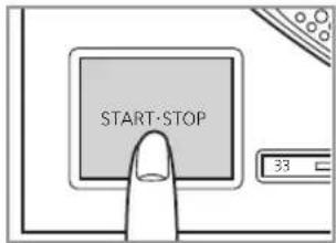 TECHNICS EAHF70N - Press [START-STOP]. - 3