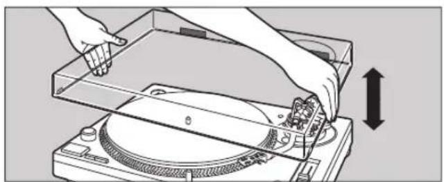 TECHNICS EAHF70N - Montér støvlåget - 1