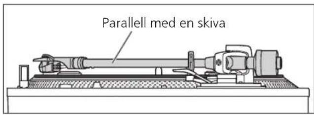 TECHNICS EAHF70N - - Om du inte känner till pickupens höjd (H) eller när du inte använder det medföljande pickup-huvudet - 1