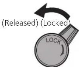 TECHNICS EAHF70N - Release the arm lock. - 1