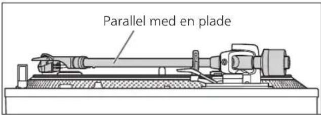 TECHNICS EAHF70N - Når du ikke kender pickup'ens højde (H), eller når du ikke anvender det medfølgende pickuphus - 1