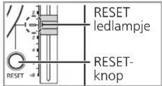 TECHNICS EAHF70N - Druk op [RESET] om het ledlampje snelheidsregeling RESETTEN in te schakelen. - 1
