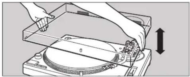 TECHNICS EAHF70N - Montering av skyddslocket - 1