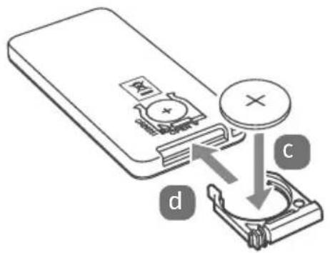 MEDION Life P61220 (MD 44202) - Inserting batteries in the remote control - 3