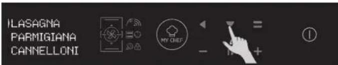 HOOVER HKEEPHEAT 700 PLUS - Ovladani v rezimu Recepty - 1
