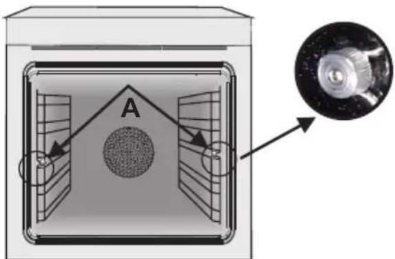 HOOVER HOF4050WAE - Instruction for removal and cleaning of the side racks - 1