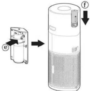 HOOVER HPURIFIER 700 - Asenna diffuisoripullo [Kuva 2] - 5