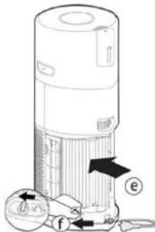 HOOVER HPURIFIER 700 - Reinigung/Austauschen des Filters:[Abb.17] - 5