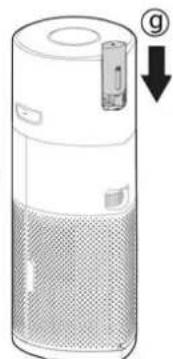 HOOVER HPURIFIER 700 - Remplacement de la bouteille du diffuseur: [Fig. 18] - 7