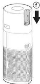 HOOVER HPURIFIER 700 - Befestigen Sie die Diffusorflasche [Abb. 2] - 6