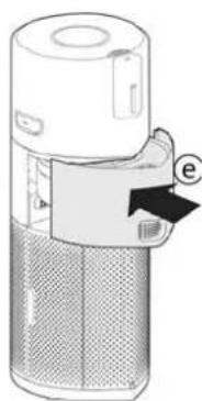 HOOVER HPURIFIER 700 - Täytä kostuttlmen saillö [Kuva 3] - 5