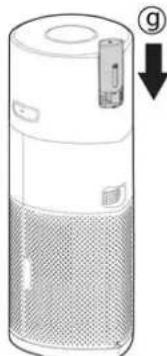 HOOVER HPURIFIER 700 - Sostituzione della Boccetta del Diffusore: [Fig. 18] - 7