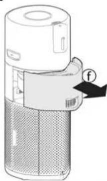 HOOVER HPURIFIER 700 - Warning Wasserbehälter reinigen: [ [Abb. 19] - 6