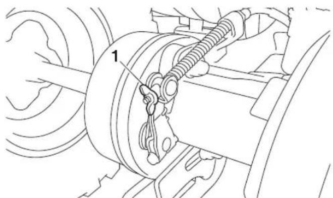 YAMAHA YFM90 (2018) - Réglage de la tension de la chaine de transmission - 2