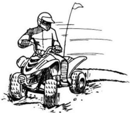 YAMAHA YFM90 (2018) - CONDUITE DU VTT - 7