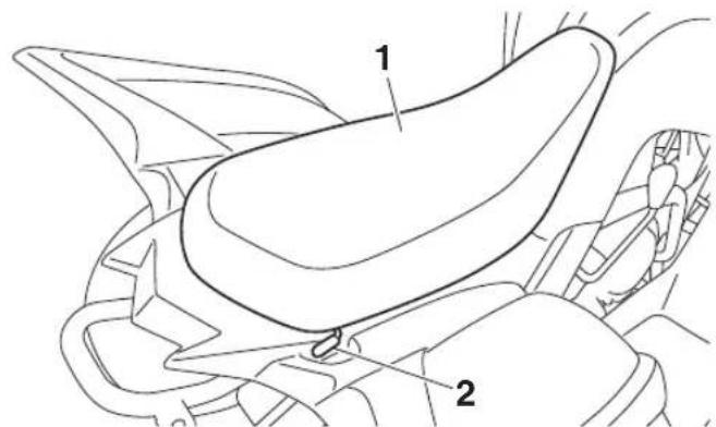 YAMAHA YFM90 (2018) - Selle - 1