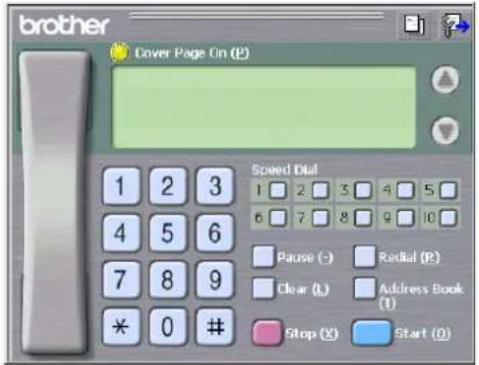 BROTHER NC8100h - Envoi d'un fichier sous forme de PC FAX avec le style télécopie - 2
