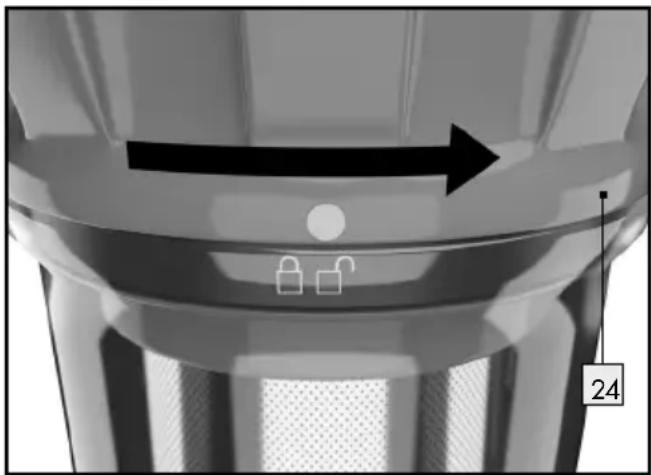 SILVERCREST SHAZB 29.6 A1 - To clean the filters, follow these steps: - 1