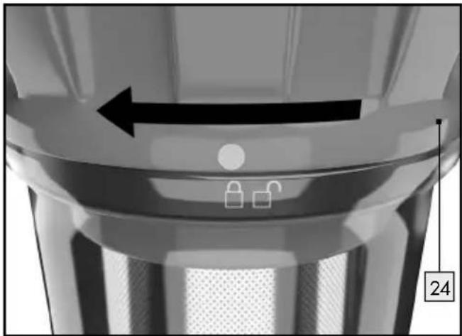 SILVERCREST SHAZB 29.6 A1 - To clean the filters, follow these steps: - 3