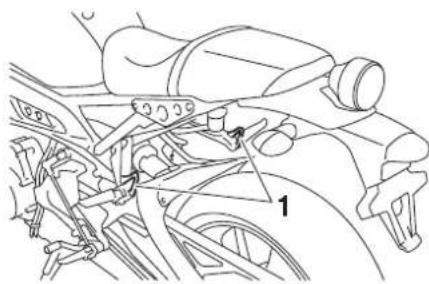 YAMAHA XSR900 (2019) - Supports de sangle de fixation des bagages - 1