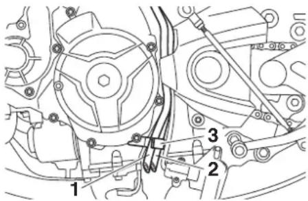 YAMAHA XSR900 (2019) - Durite de mise à l'air du réservoir de carburant et durite de trop-plein - 1