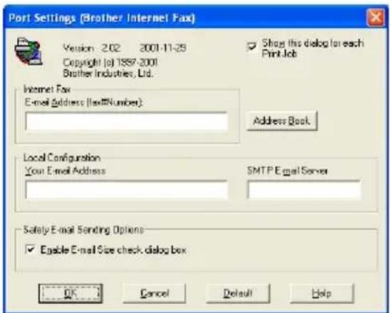 BROTHER NC9100h - Installation d'un pilote d'impression Fax Internet Brother - 7