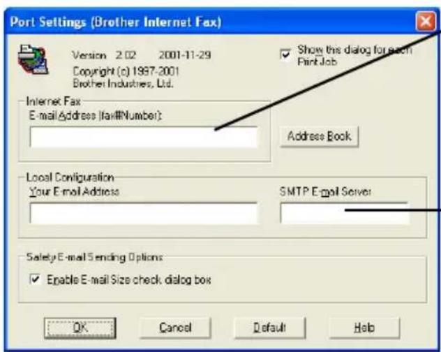 BROTHER NC9100h - Installation d'un pilote d'impression Fax Internet Brother - 3