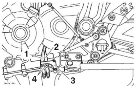 YAMAHA XSR700 (2017) - Durite de mise à l'air du réservoir de carburant et durite de tropplein - 1