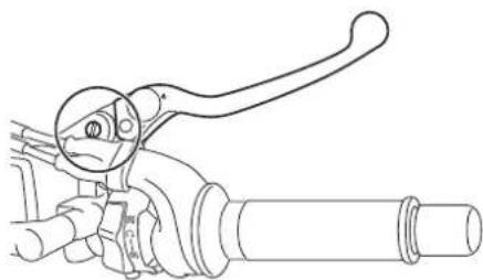 YAMAHA XSR700 (2017) - Contrôle et lubrification des leviers de frein et d'embrayage - 1