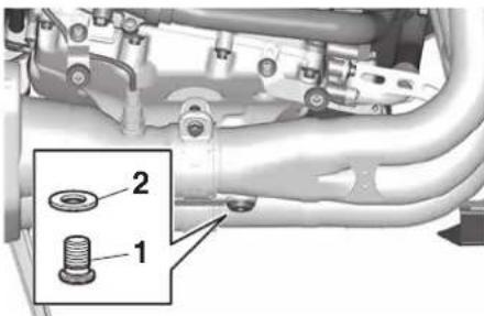 YAMAHA YZFR1M (2020) - Changement de l'huile moteur - 2
