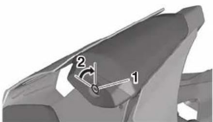 YAMAHA YZFR1M (2020) - Dépose de la selle du passager - 1