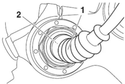 YAMAHA YZFR1M (2020) - Précontrainte du ressort - 1