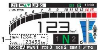 YAMAHA YZFR1M (2020) - "Display Setting" - 1