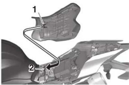 YAMAHA YZFR1M (2020) - Selle du pilote - 2