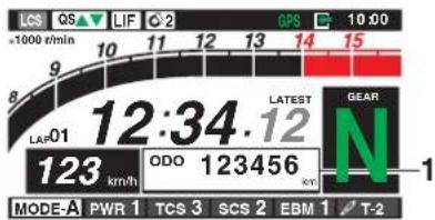 YAMAHA YZFR1M (2020) - "Display Setting" - 2