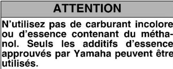 YAMAHA SRX120 (2016) - Essence recommende - 2