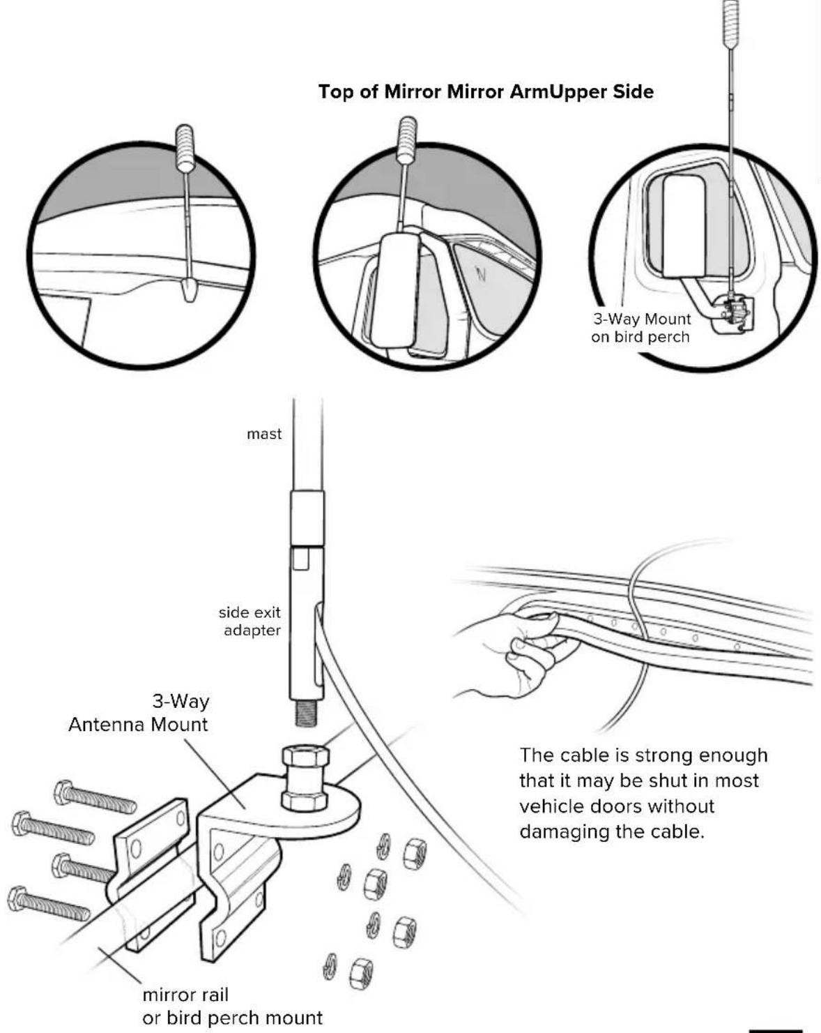 Wilson weBoost Drive Sleek OTR - Step 3: Mount The Antenna - 1