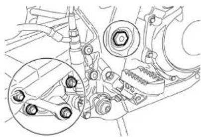 YAMAHA XT660Z (2015) - Lubrification de la suspension arrière - 1