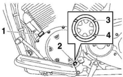 YAMAHA XVS1300A (2016) - Huile moteur et cartouche du filtré à huile - 1