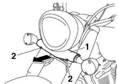 YAMAHA XVS1300A (2016) - ATTENTION - 2