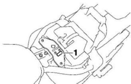 YAMAHA XVS1300A (2016) - Étiquette des codes du modele - 1