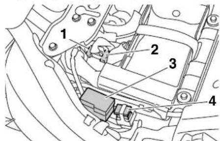 YAMAHA XVS1300A (2016) - Remplacement des fusibles - 1