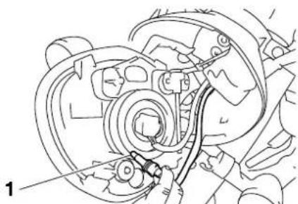 YAMAHA XVS1300A (2016) - Remplacement de I'ampoule de la veilleuse - 2